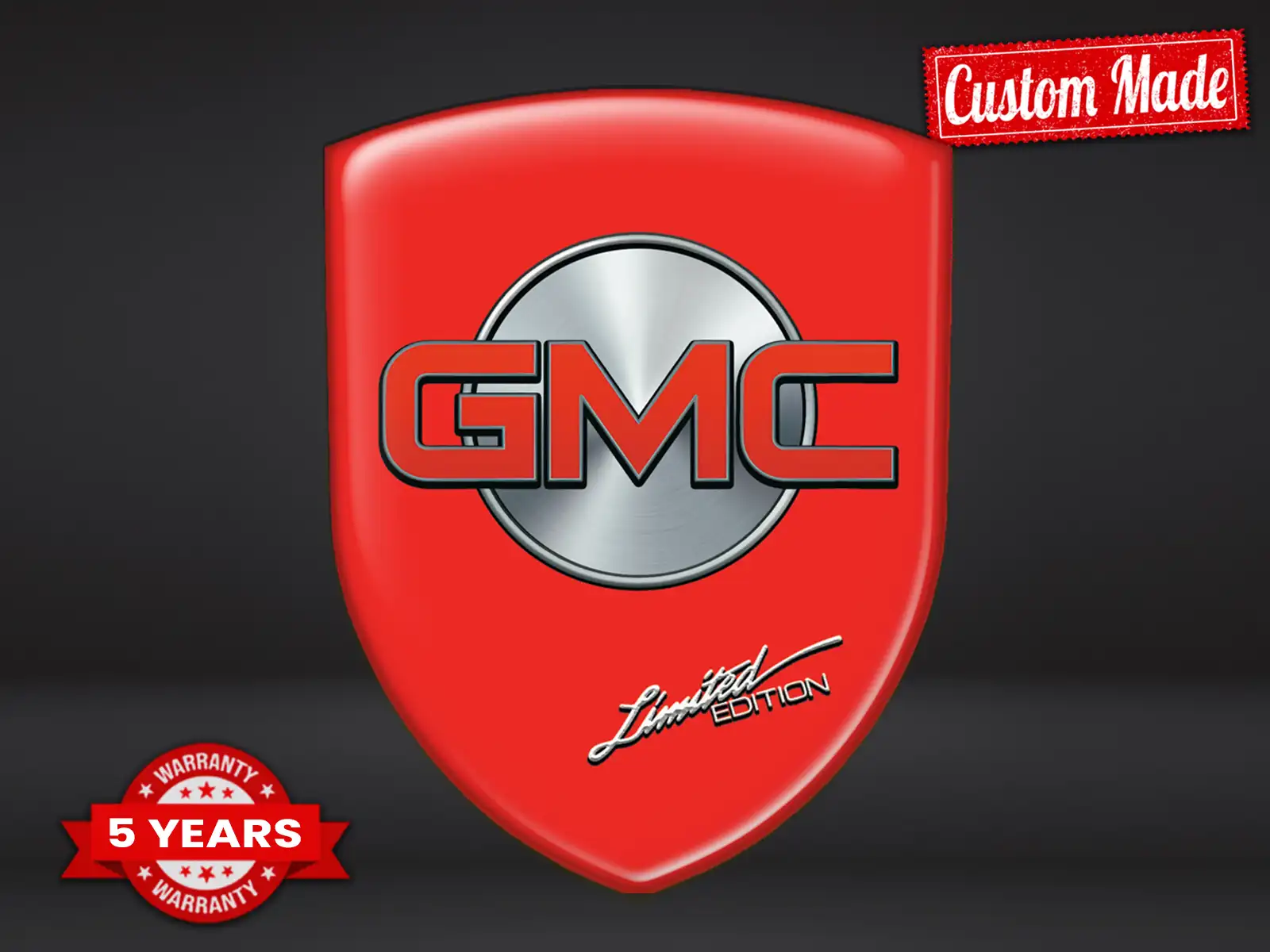 GMC Fensteraufkleber Premium Stilvoll Universal